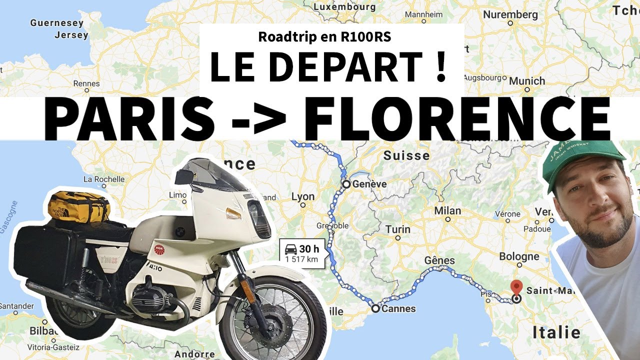 [VLOG] Paris-Florence en BMW R100RS - EP01