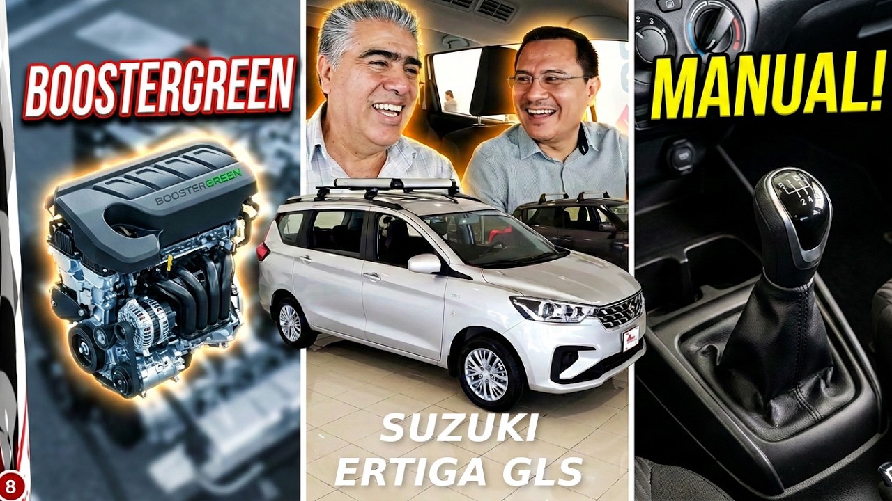 Suzuki Ertiga GLS Boostergreen ¡revisamos la de caja manual, la versión de entrada! ¡la líder!
