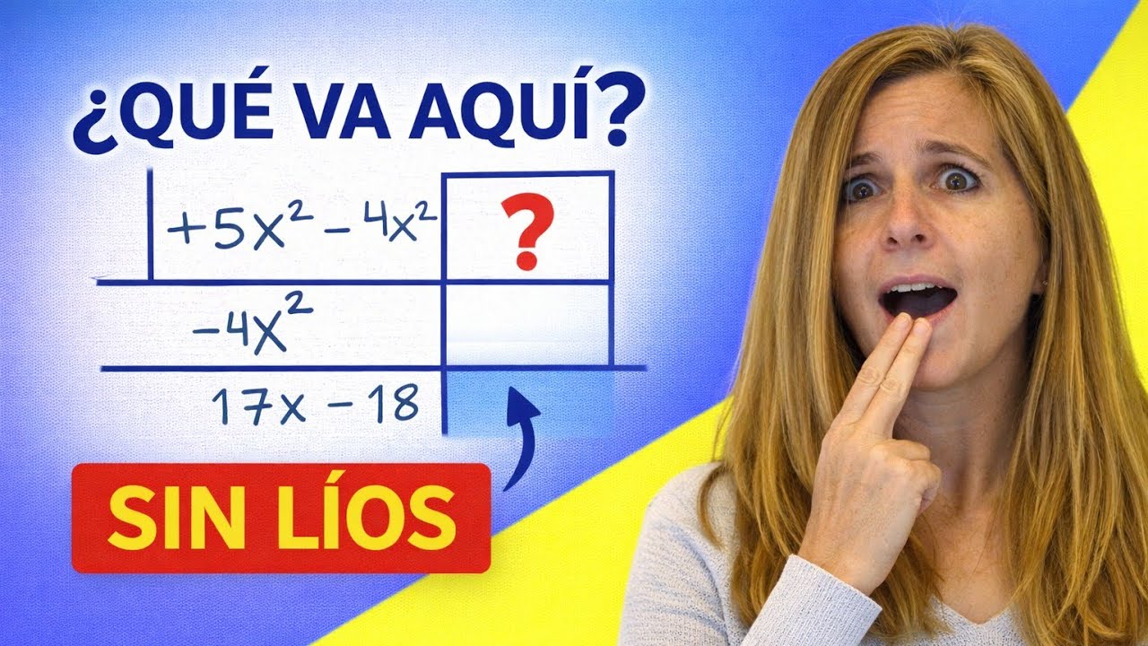 División de polinomios sin liarte (método de la caja)