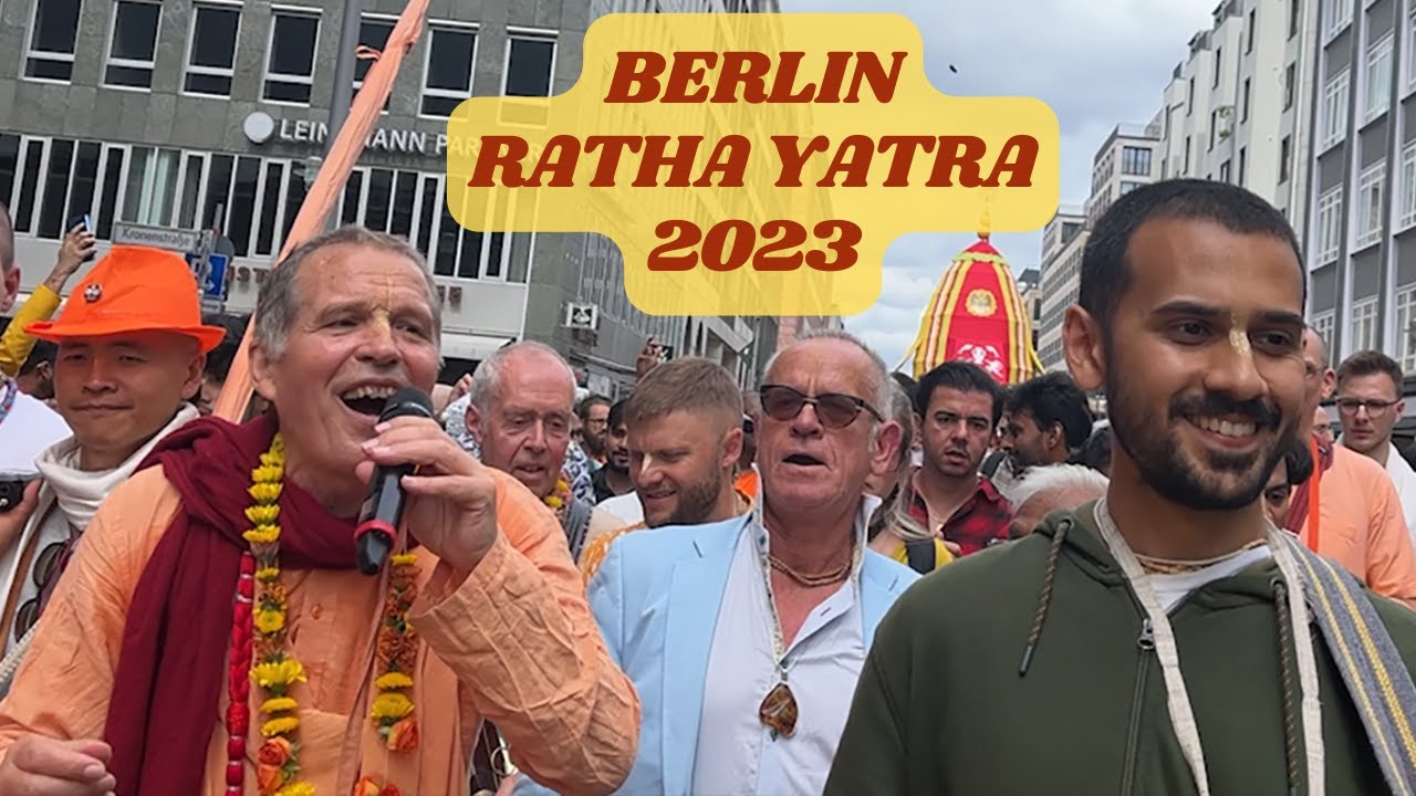Berlin Ratha Yatra 2023 & Prabhupada's Book Distribution