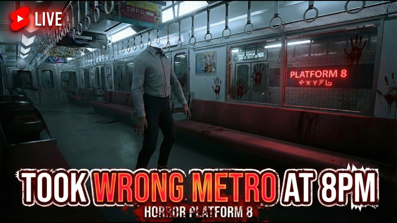 I Took the WRONG Metro… Horror Begins! 😱🚇 Platform 8