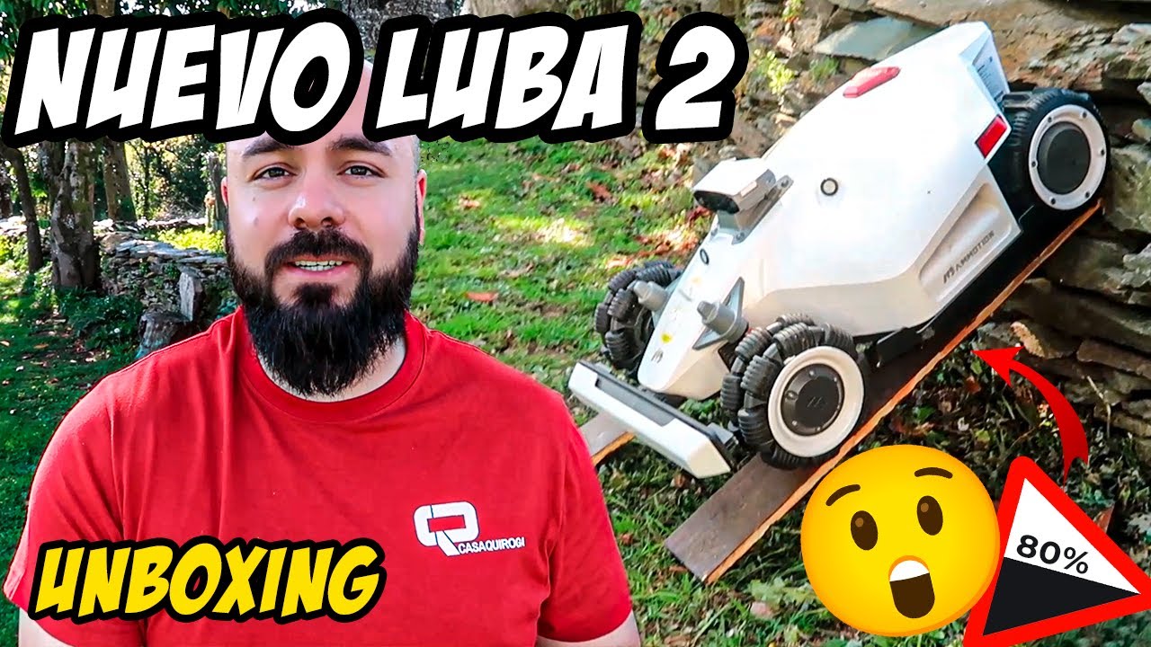 UNBOXING ROBOT MAMMOTION LUBA 2 | Nuevo robot cortacésped SIN CABLES