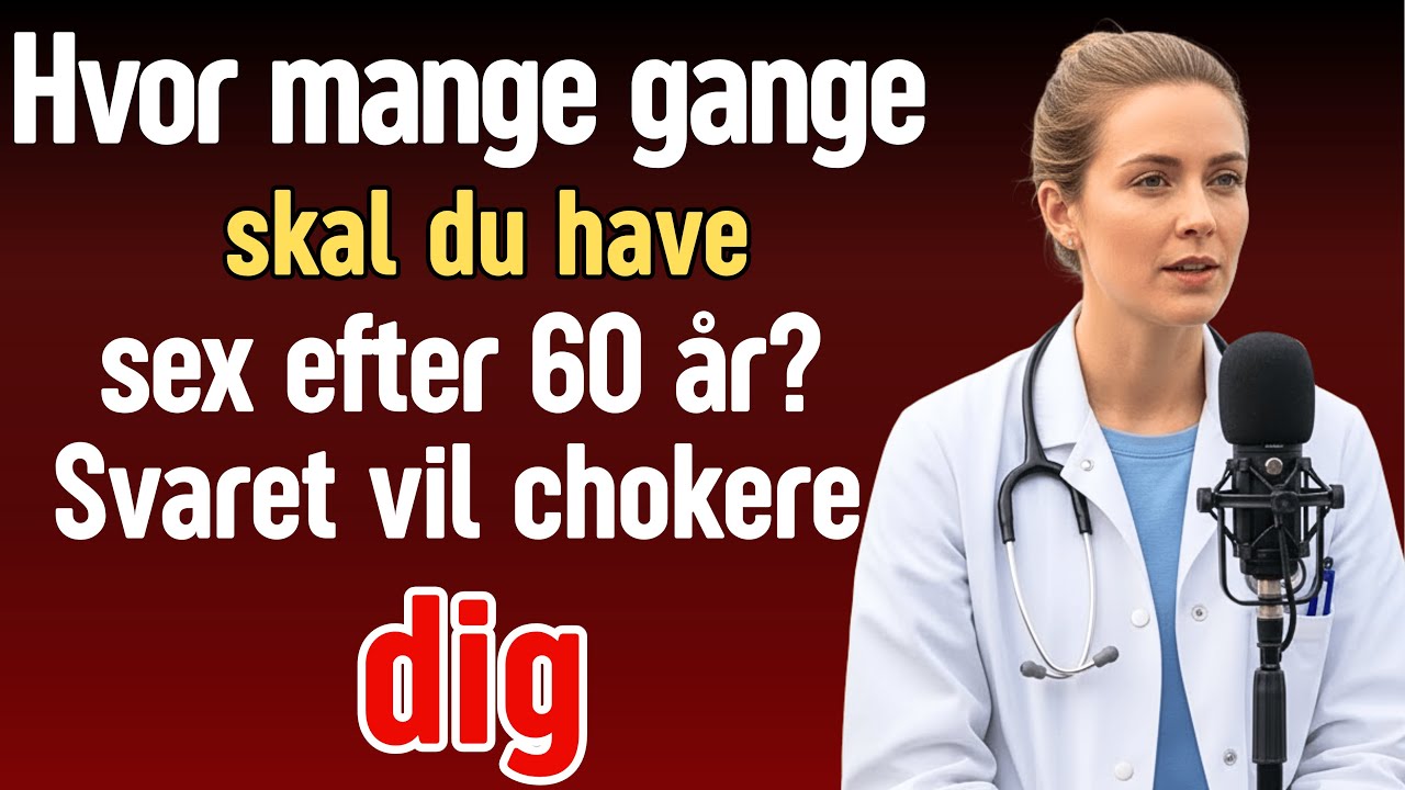 Hvor mange gange skal ældre mænd have sex? Det magiske tal vil overraske dig!