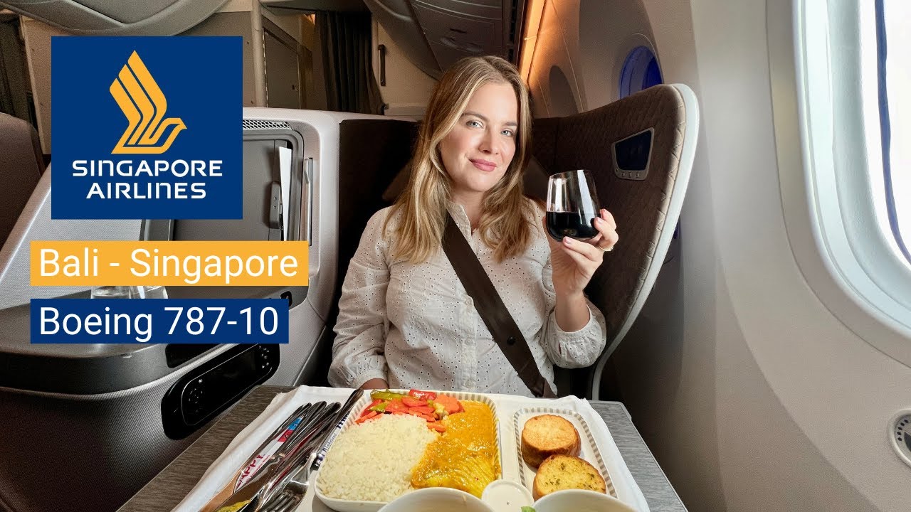 MY FIRST EVER BUSINESS CLASS FLIGHT | Singapore Airlines Regional Flight Review