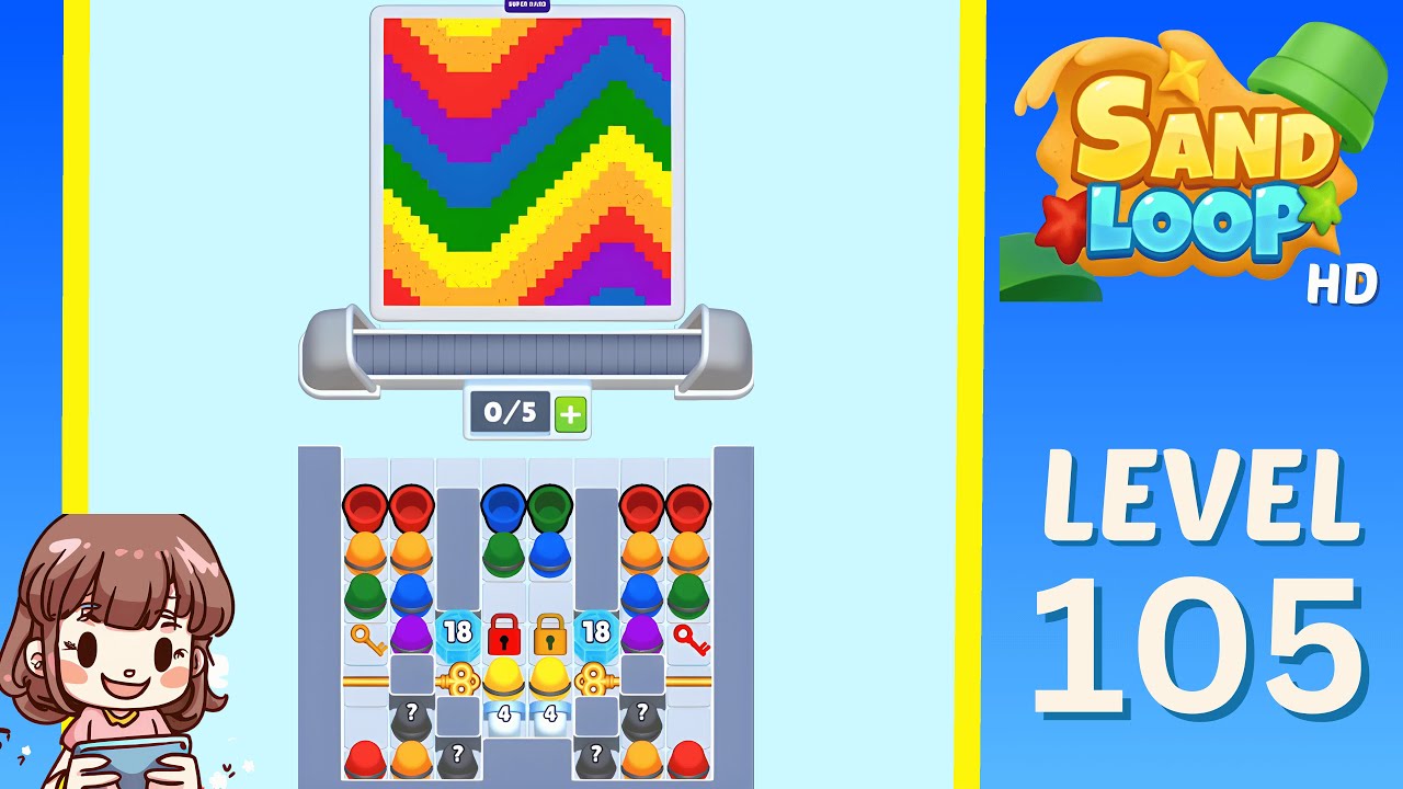 Sand Loop Level 105 Solution Walkthrough
