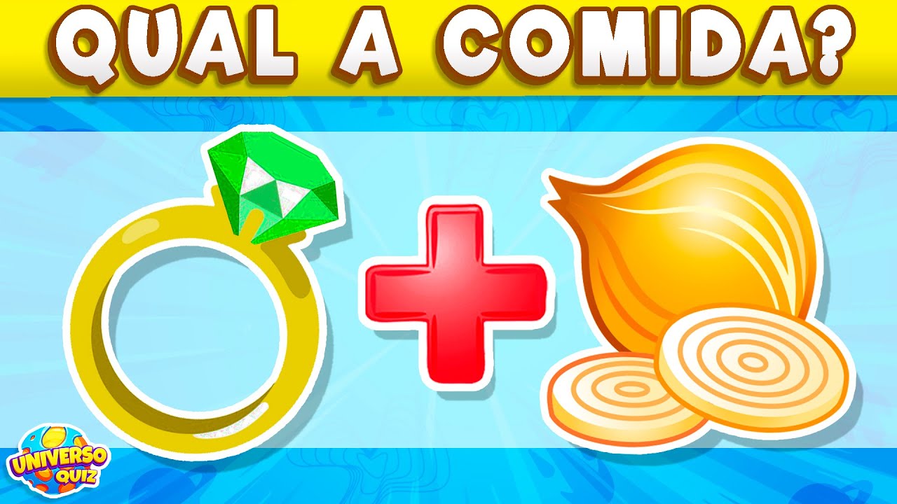 Adivinhe 40 COMIDAS pelos EMOJIS 🍯 Bebidas e Comidas com 2 Dicas