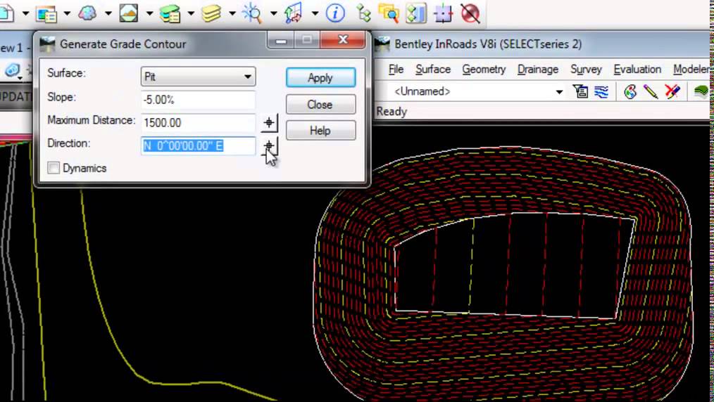 InRoads Tutorial: Traverse Slope