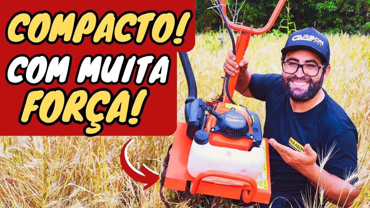👉✅ MOTOCULTIVADOR CARBON FAK360MC (MAIS BARATO E COMPACTO DO MERCADO)