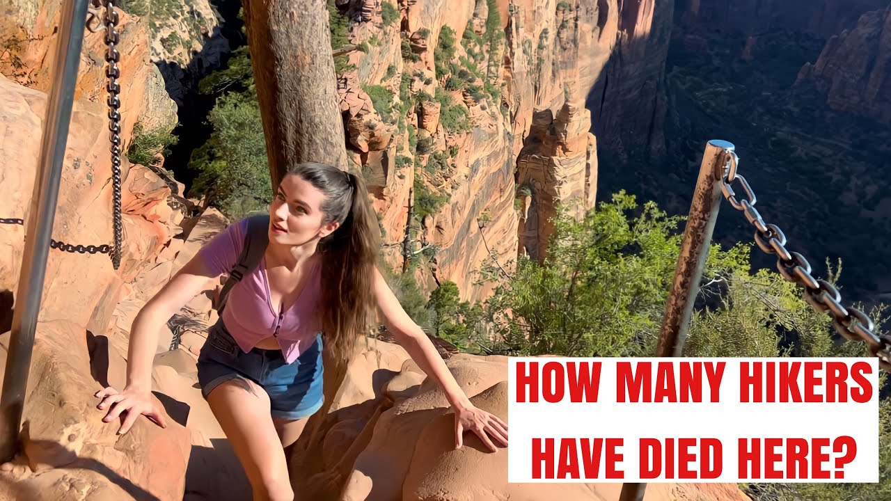 САМЫЙ ОПАСНЫЙ поход в Америке в национальном парке Зайон (видеоблог Angel’s Landing FULL Hike)