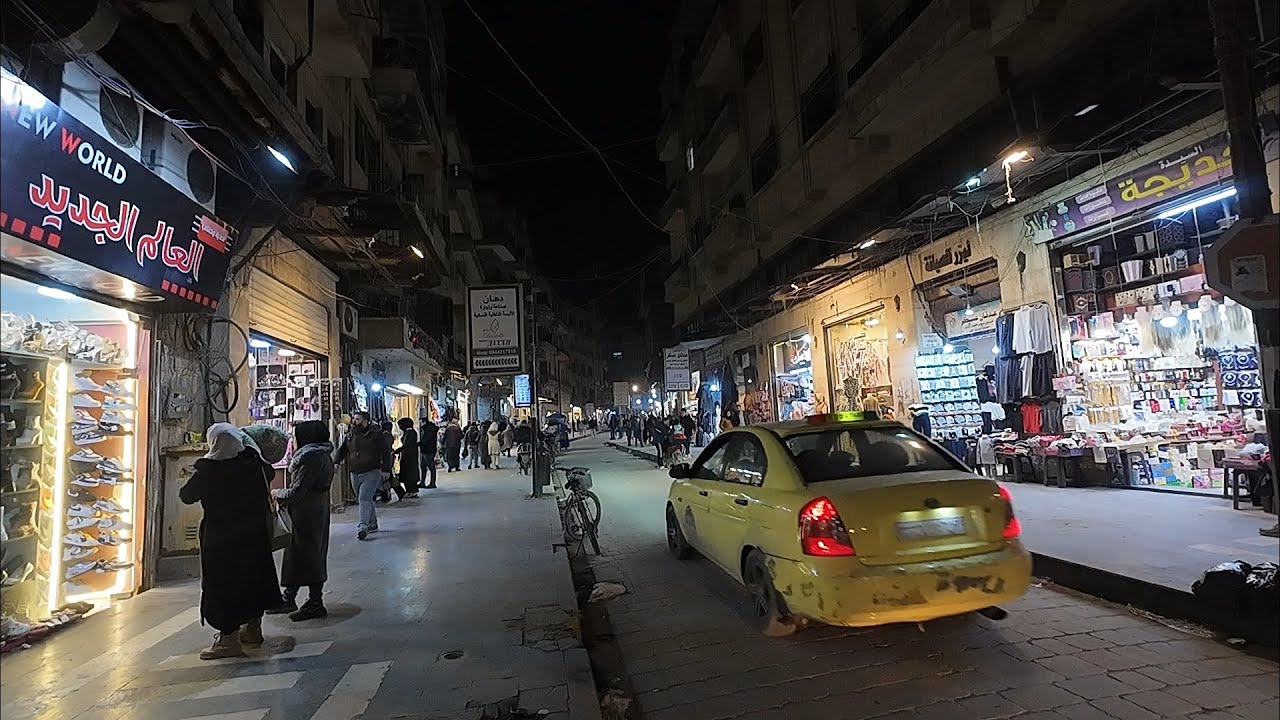 حلب،جولة ليلية بسوق التلل Aleppo, a night tour of Al-Tall market, December 25, 2025