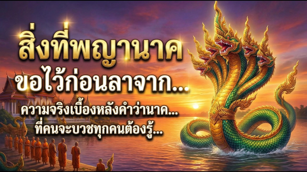 พญานาคกับพระพุทธศาสนา... พันธสัญญาใต้น้ำที่โลกไม่เคยลืม... บทเรียนแห่งศรัทธาและการข้ามภพภูมิ...