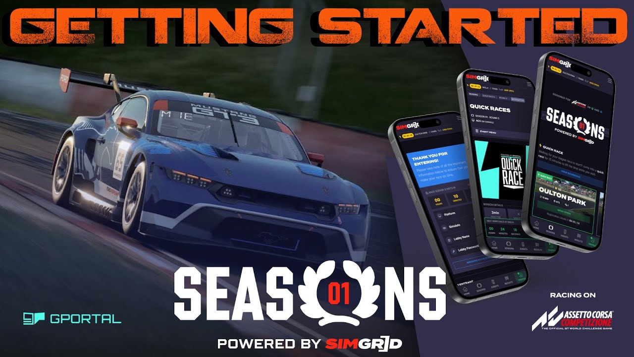 Acc Console! #simgrid seasons - All you need to get on track.