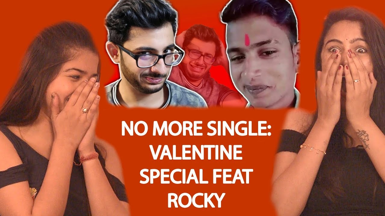 NO MORE SINGLE: VALENTINE SPECIAL FEAT ROCKY | Reaction | Pooja Rathi | CuteBox