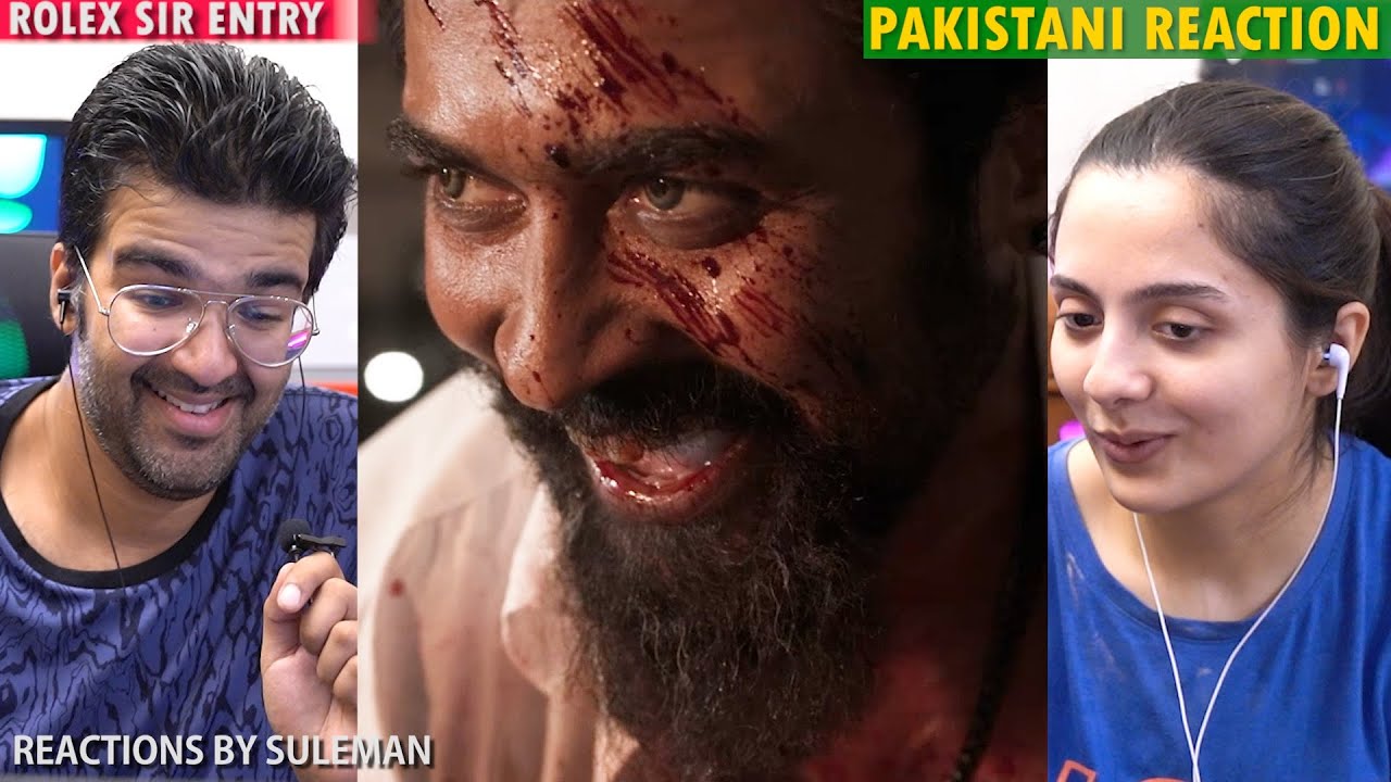 Pakistani Couple Reacts To Rolex Sir Entry | Vikram | Suriya | Kamal Haasan | Vijay Sethupati