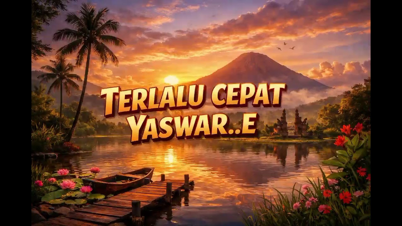 TERLALU CEPAT YASWAR.E