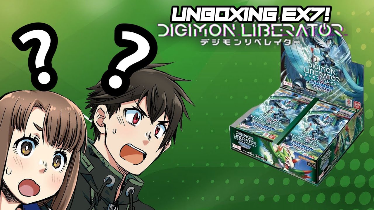 LIBERATING Digimon TCG Packs?! EX7 Digimon Liberator Box Opening!