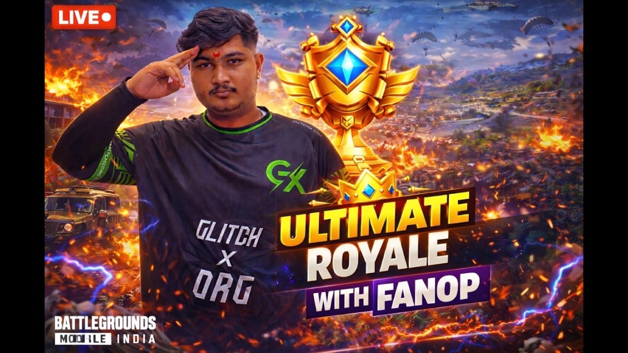 ULTIMATE ROYALE RANK PUSH🔥  FanOP LIVE 🛑