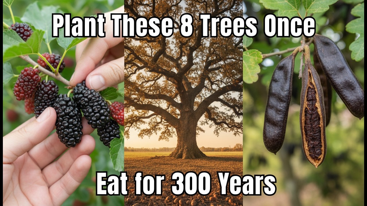 Plant These 8 Trees Once, Eat for 300 Years