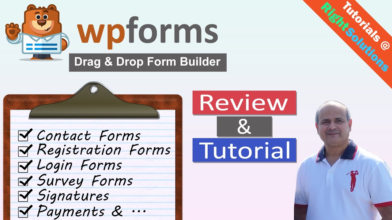 WPForms Review & Tutorial - How to Create WordPress Contact Form, Login Form, Registration form