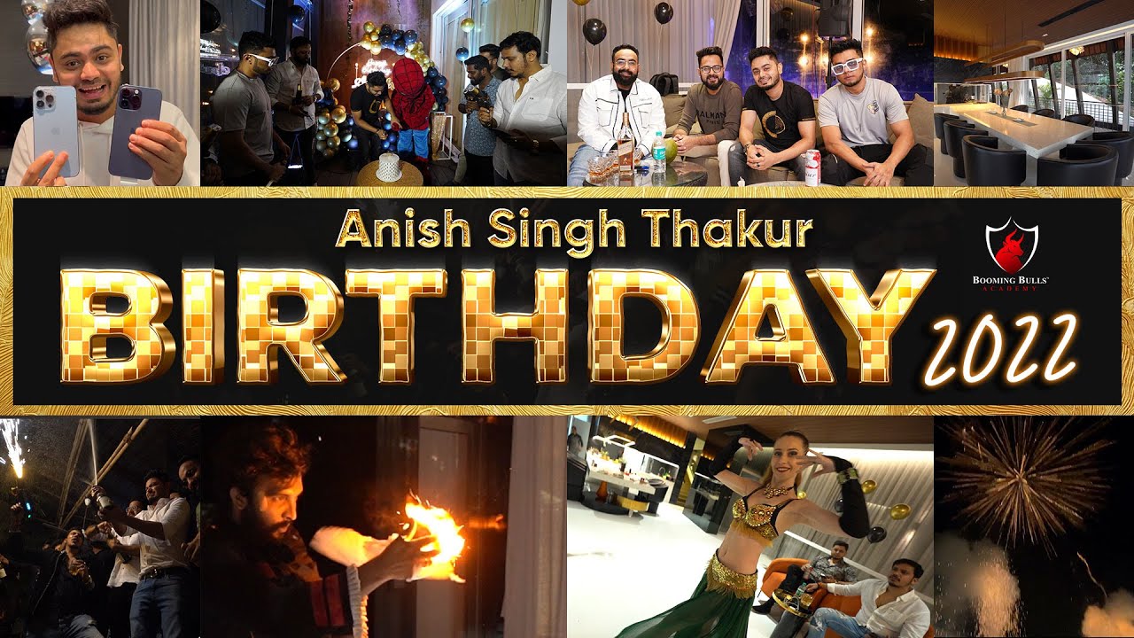 Birthday Celebration 2022 || Goa || Anish Singh Thakur || Booming Bulls