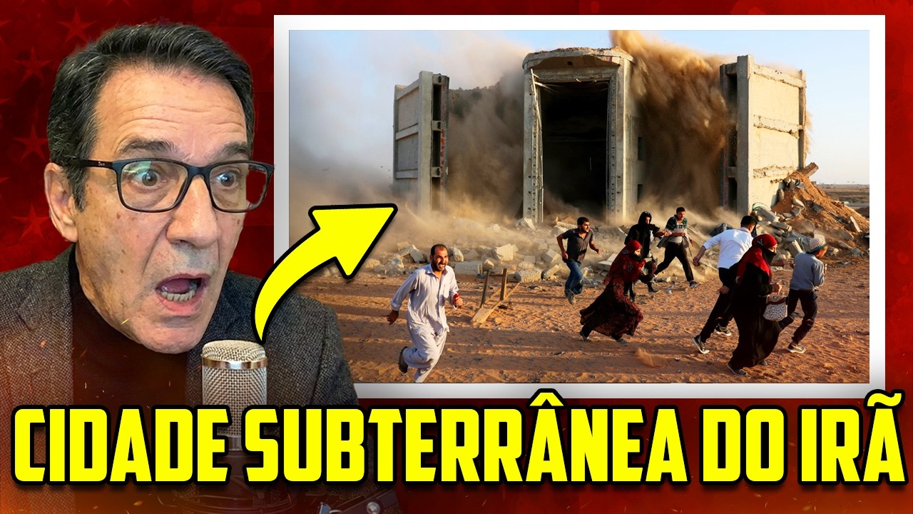 URGENTE: Complexo subterrâneo secreto do Irã destruído! — Marcelo Roca