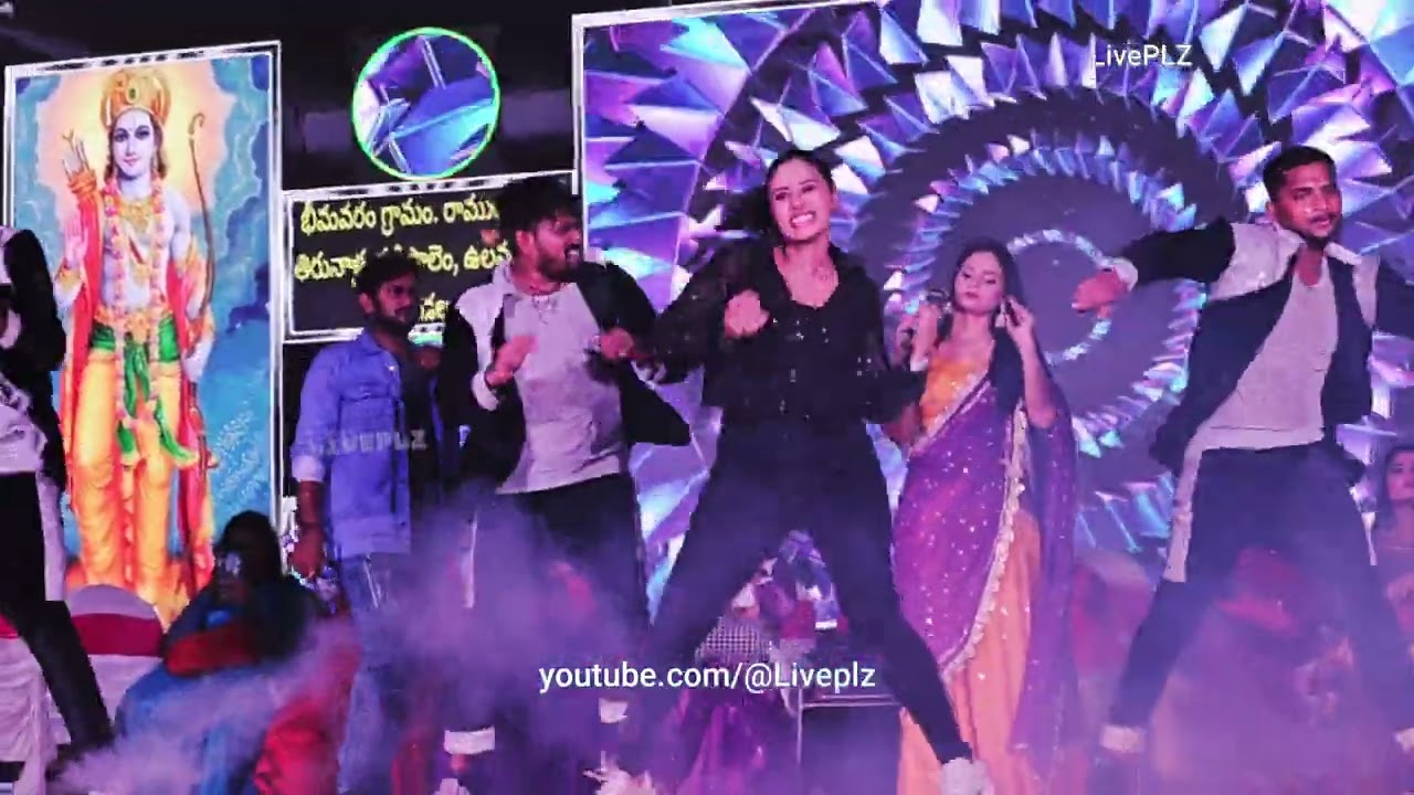 Kavita dance performance Bheemavaram ulavapadu Ramulavari Tirunala #dance #tirunala #youtubeshorts