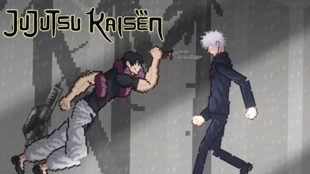 Jujutsu kaisen gojo vs Toji | Melon Sandbox Jujutsu kaisen
