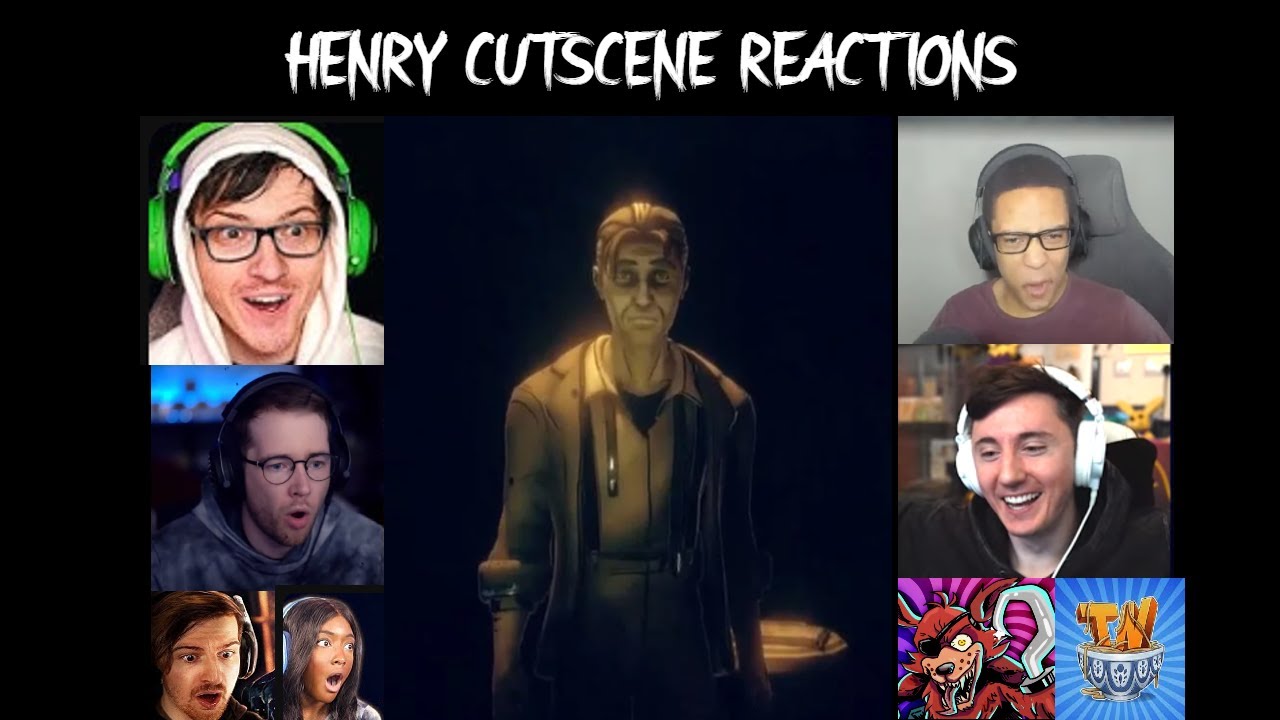 YouTubers REACT to HENRY in Bendy and The Dark Revival