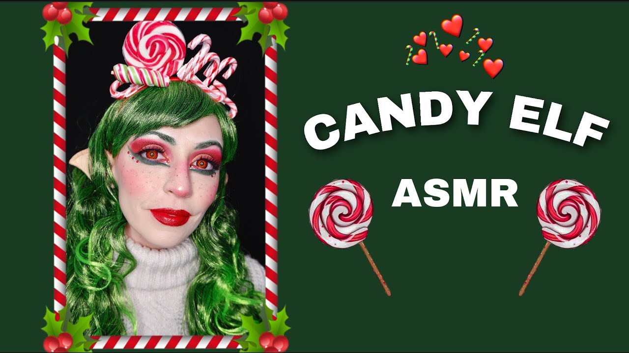 ASMR Portugal: Candy Elf | Elfa dos Doces | sons de mastigação