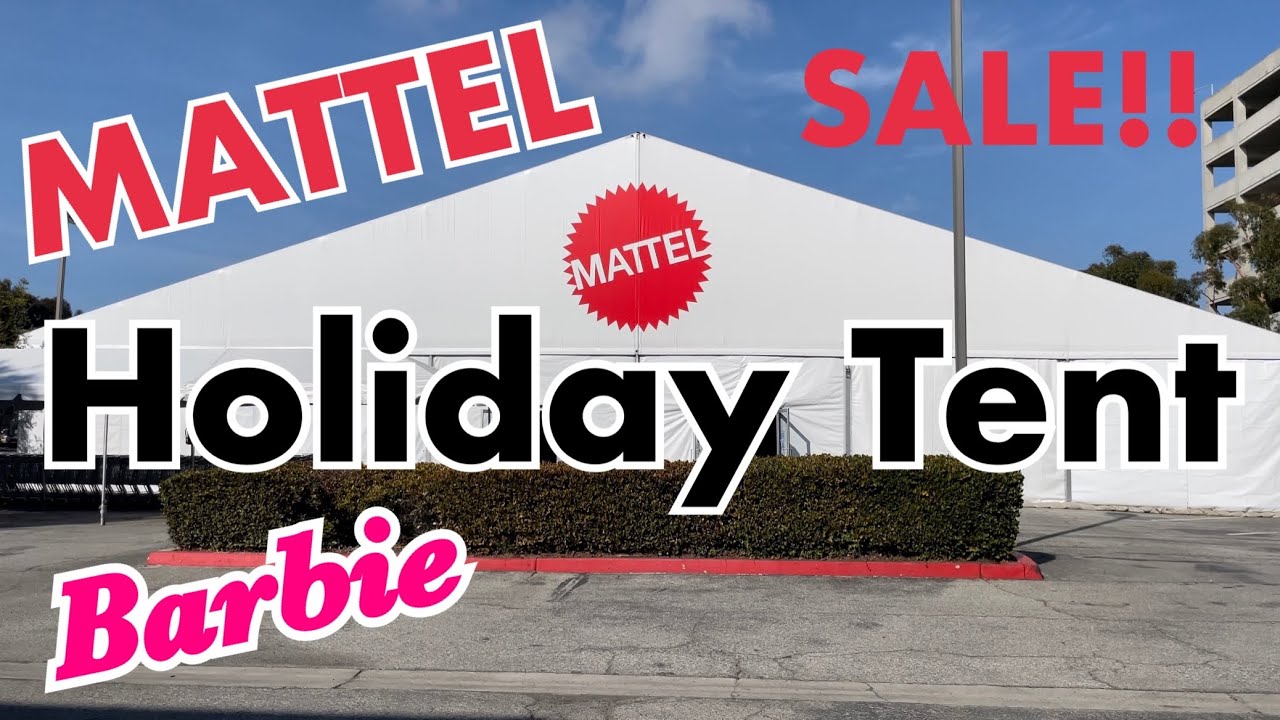 MATTEL HOLIDAY TENT SALE! TOY STORE BARBIE