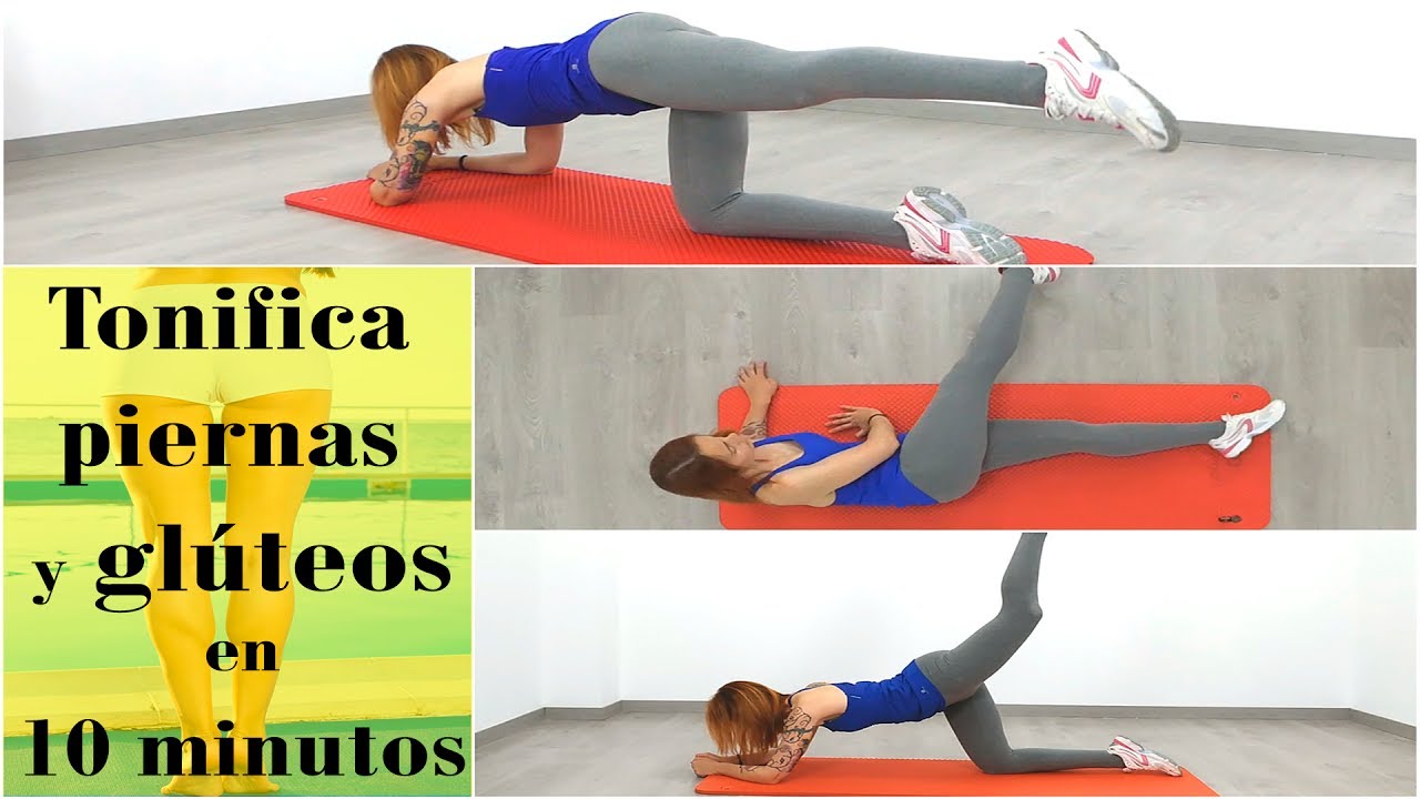 Ejercicios para tonificar piernas y glúteos en casa rápido sin lesionar tus rodillas