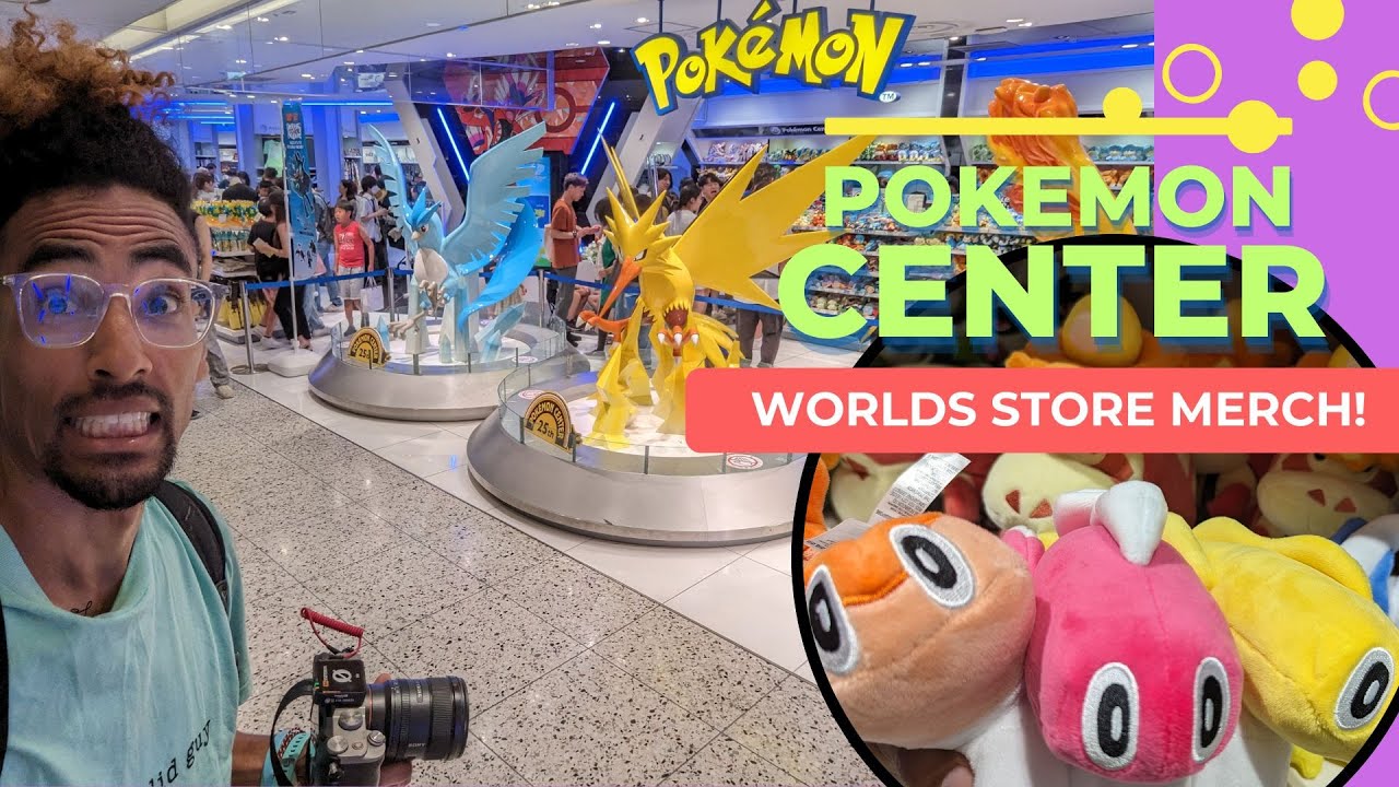 Pokemon Center Osaka DX Tour with Sneak Peak of items from the Pokemon Worlds Store | Early Aug 2023