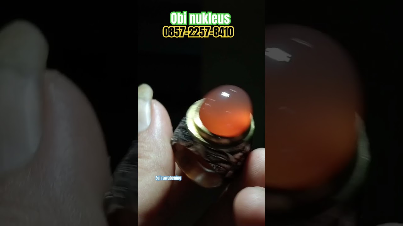 batu anggur Obi nukleus alas oranye #batuakik #malaysia #singapore #gemstone