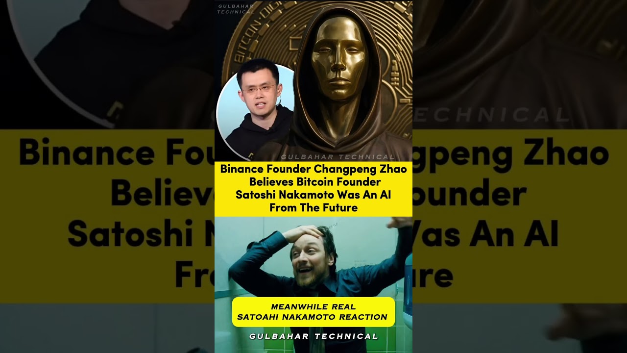 Is Satoshi Nakamoto An AI From The Future? 🤖🔮 Changpeng Zhao Thinks So!