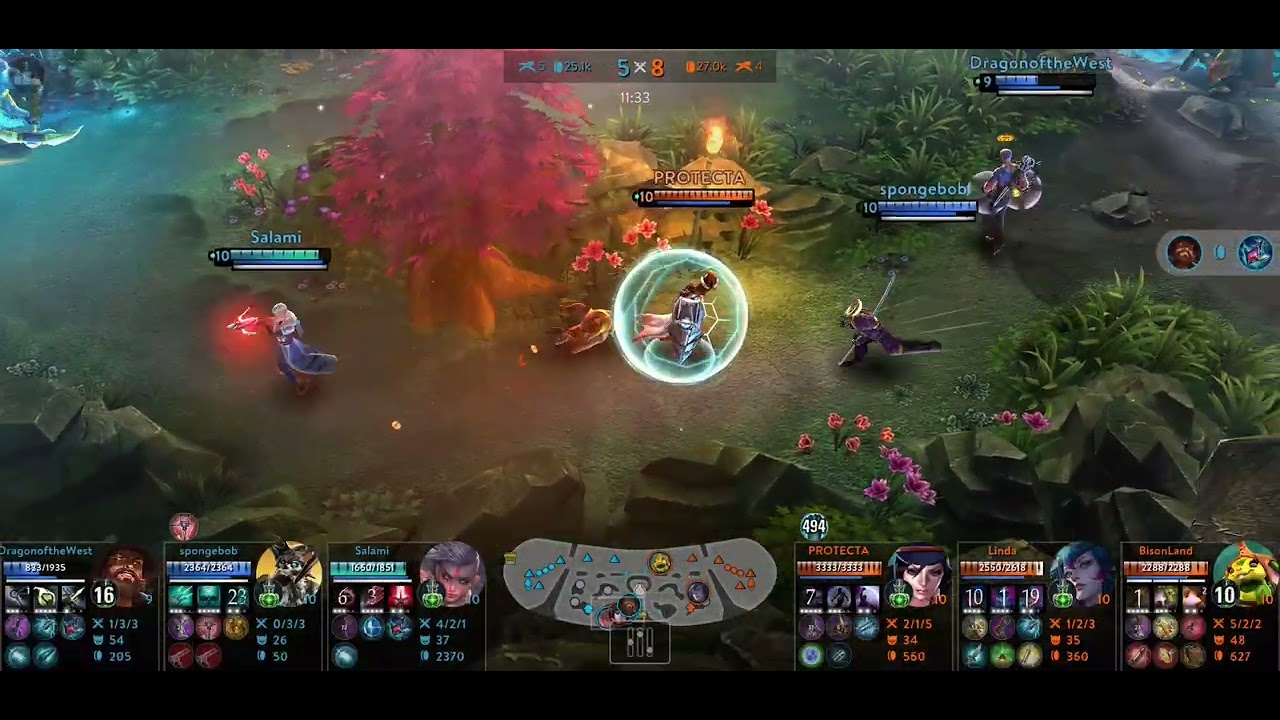 Their Krul wasn't playing well, so we won unfairly.