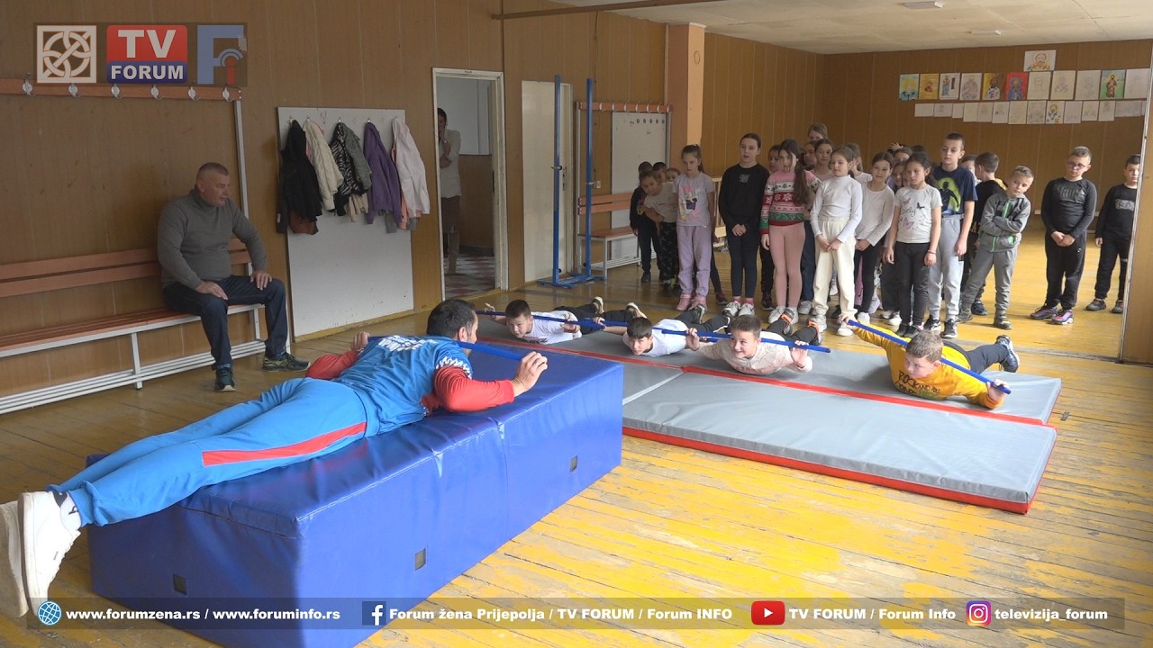 Čas korektivne gimnastike u OŠ „Mihajlo Baković“ u Seljašnici