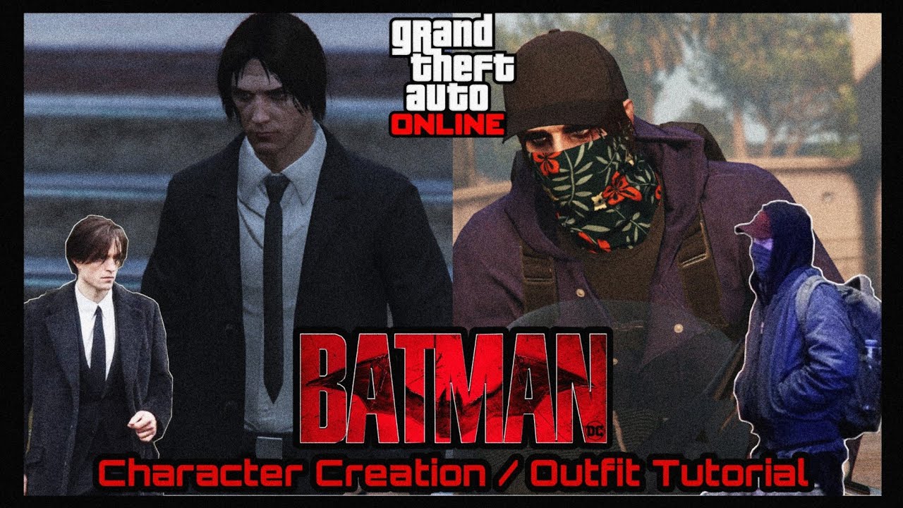 GTA Online - The Batman: Bruce Wayne Character Creation / Outfit Tutorial
