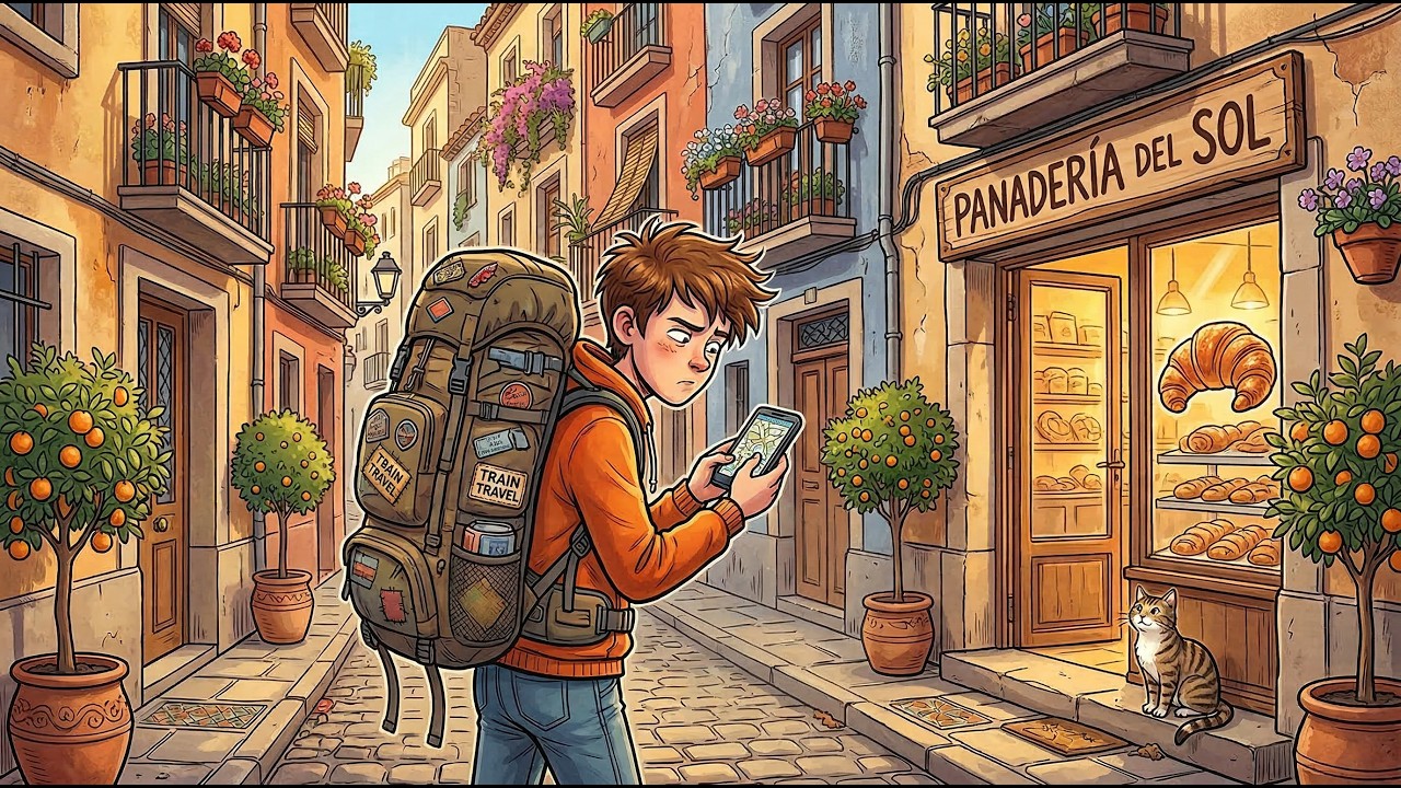 🎒 My First Trip Alone! | A Funny English Story for Beginners | A1-A2 Level