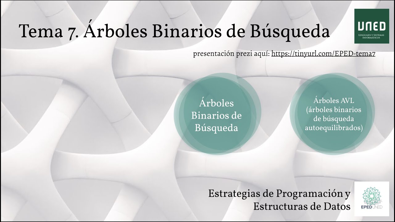 Tema 7 (1/1): Árboles Binarios de Búsqueda y Árboles AVL