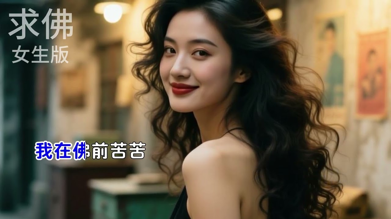 《求佛》女生翻唱｜原唱：誓言｜經典情歌Cover｜為愛祈願的深情告白 #翻唱 #音樂 #動態歌詞