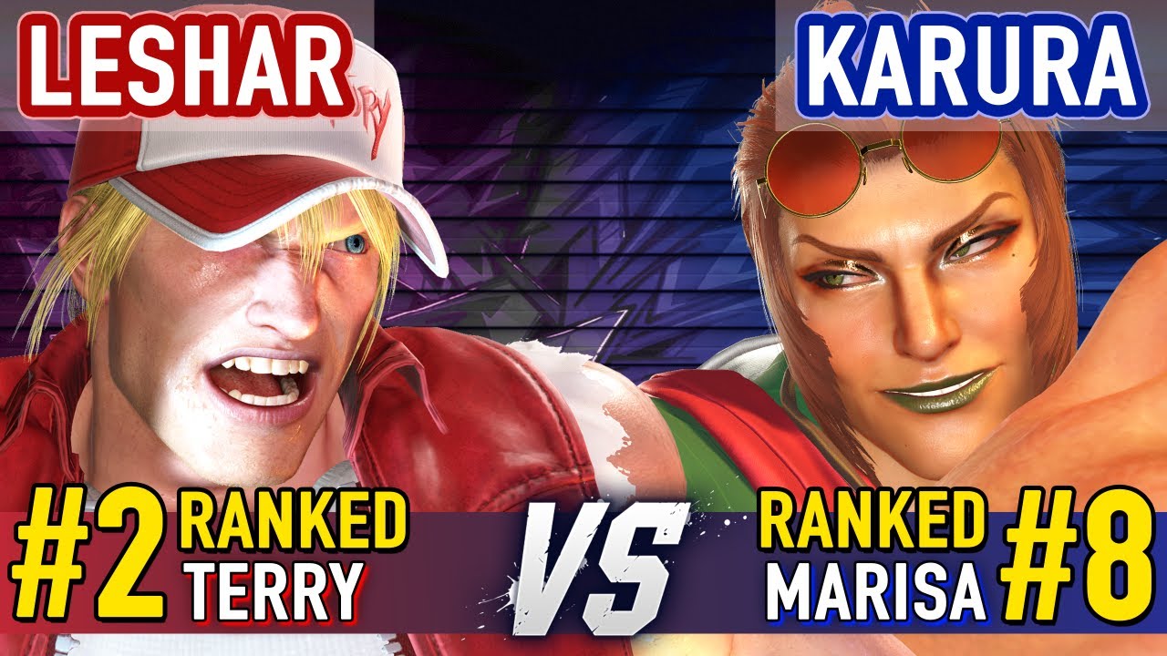 SF6 ▰ LESHAR (#2 Ranked Terry) vs KARURA (#8 Ranked Marisa) ▰ Street Fighter 6 High Level Gameplay