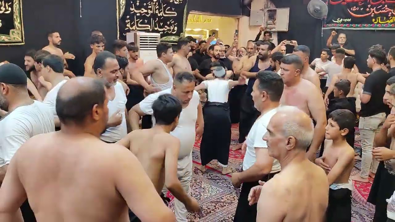 نزله للرادود أمير العارضي في موكب شباب علي بن الحسين ع ليلة استشهاد الرسول محمد ص 27 صفر 1446 هجريه