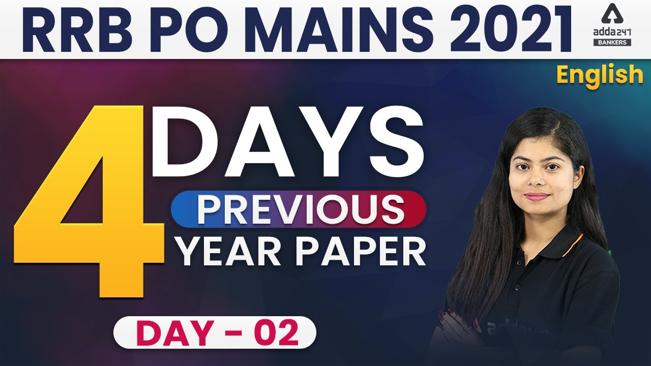 Day #2 | IBPS RRB PO Mains English Previous Year Question Paper (4 Days Class)
