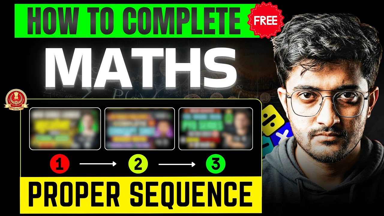 🔥 (FREE) HOW TO COMPLETE MATHS | PROPER SEQUENCE | MATHS STRATEGY | Viren Sir #ssc