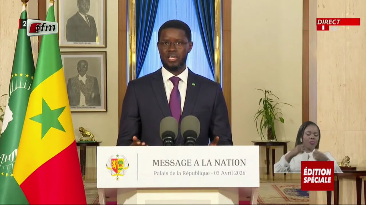 Adresse  &agrave; la nation de Son Excellence Mr le Pr&eacute;sident Bassirou Diomaye Diakhar FAYE