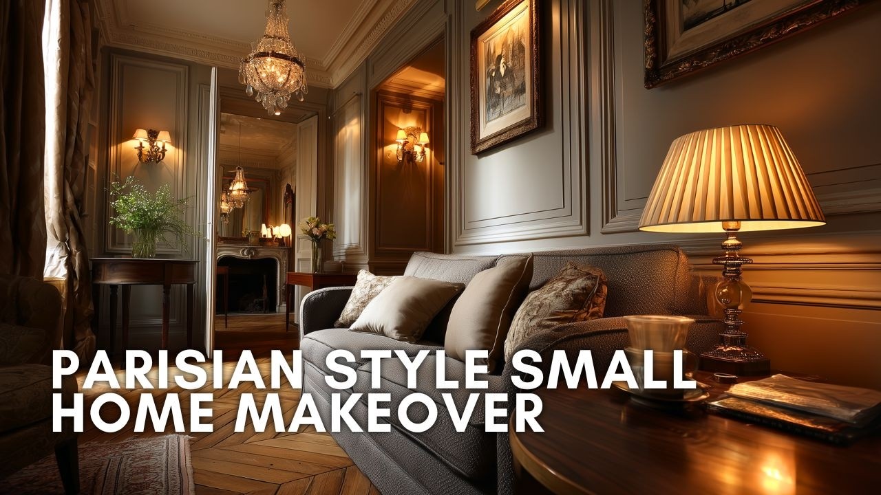 Parisian Style Small Home Makeover | Luxury French Decor Ideas for Elegant Tiny Living