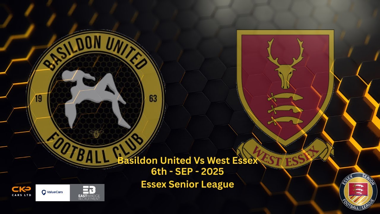 Basildon United vs West Essex | Essex Senior League Highlights | 6th September at The Hive