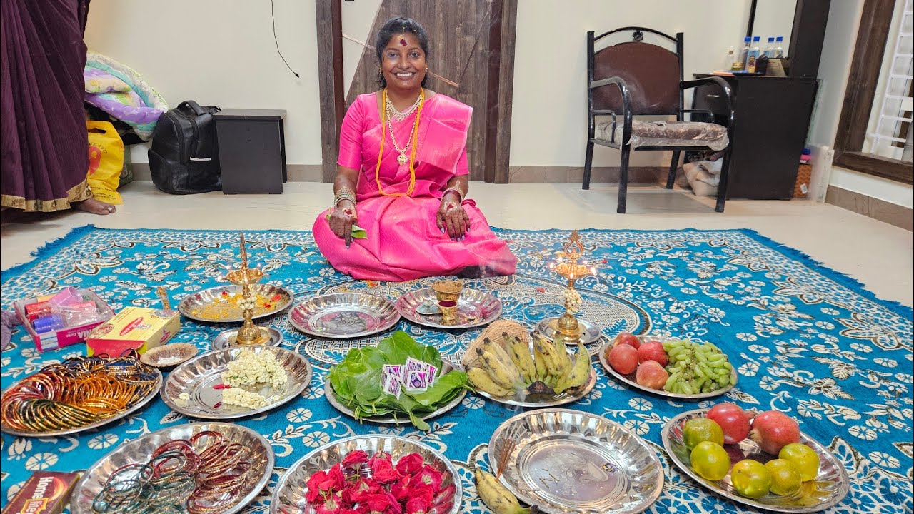 திருமணத்திற்கு முதல் நாள் மாப்பிள்ளை வீட்டாரின் நலங்கு 