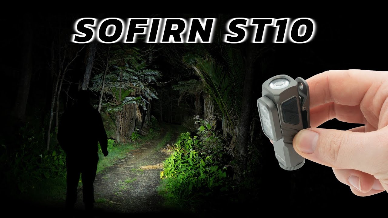 Sofirn ST10, EDC Clip Light, Triple Light Source, 14500/AA, 1000 Lumens, 144m Range