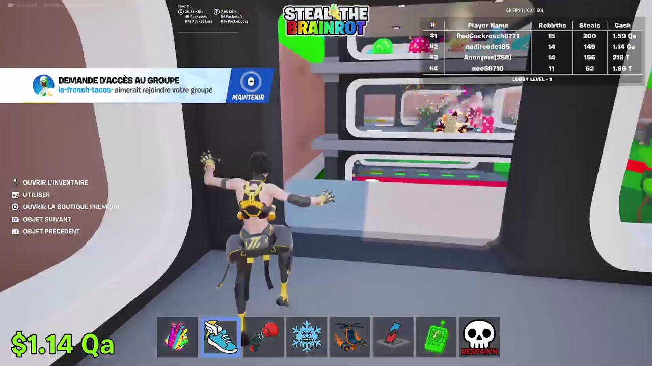 Live remise à niveau